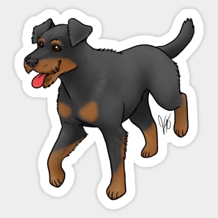 Dog - Jagdterrier - Broken Coat Sticker